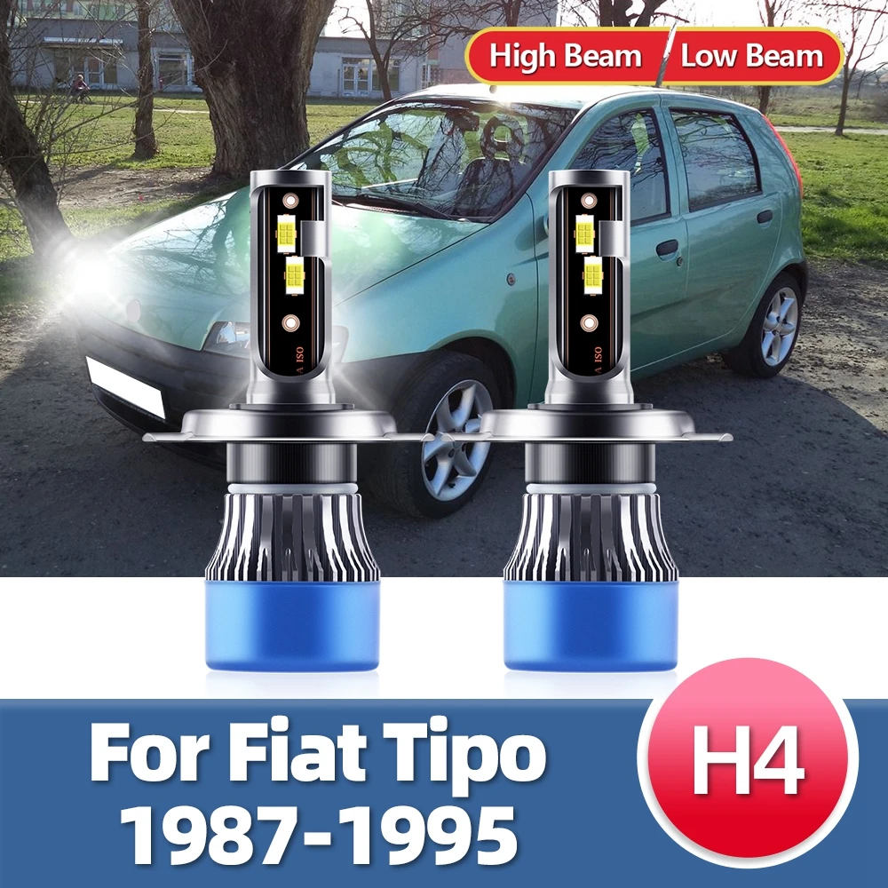 Llight Fari Per Auto Lampade A Led Hi/Lo Beam 15000Lm Lampadine Csp Per Fiat Tipo 1987 1988 1989 1990 1991 1992 1993 1994 1995