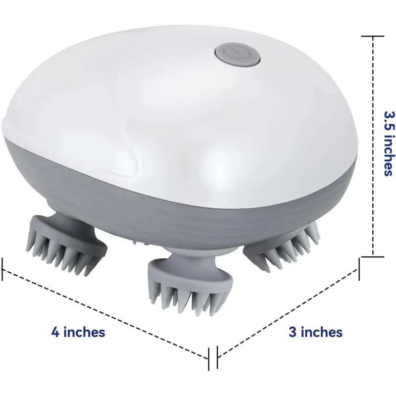 Updated Electric Cat Massager Body Health Care Relax Shoulder Neck Deep Tissue Head Scalp Massage Kneading Vibrating Device