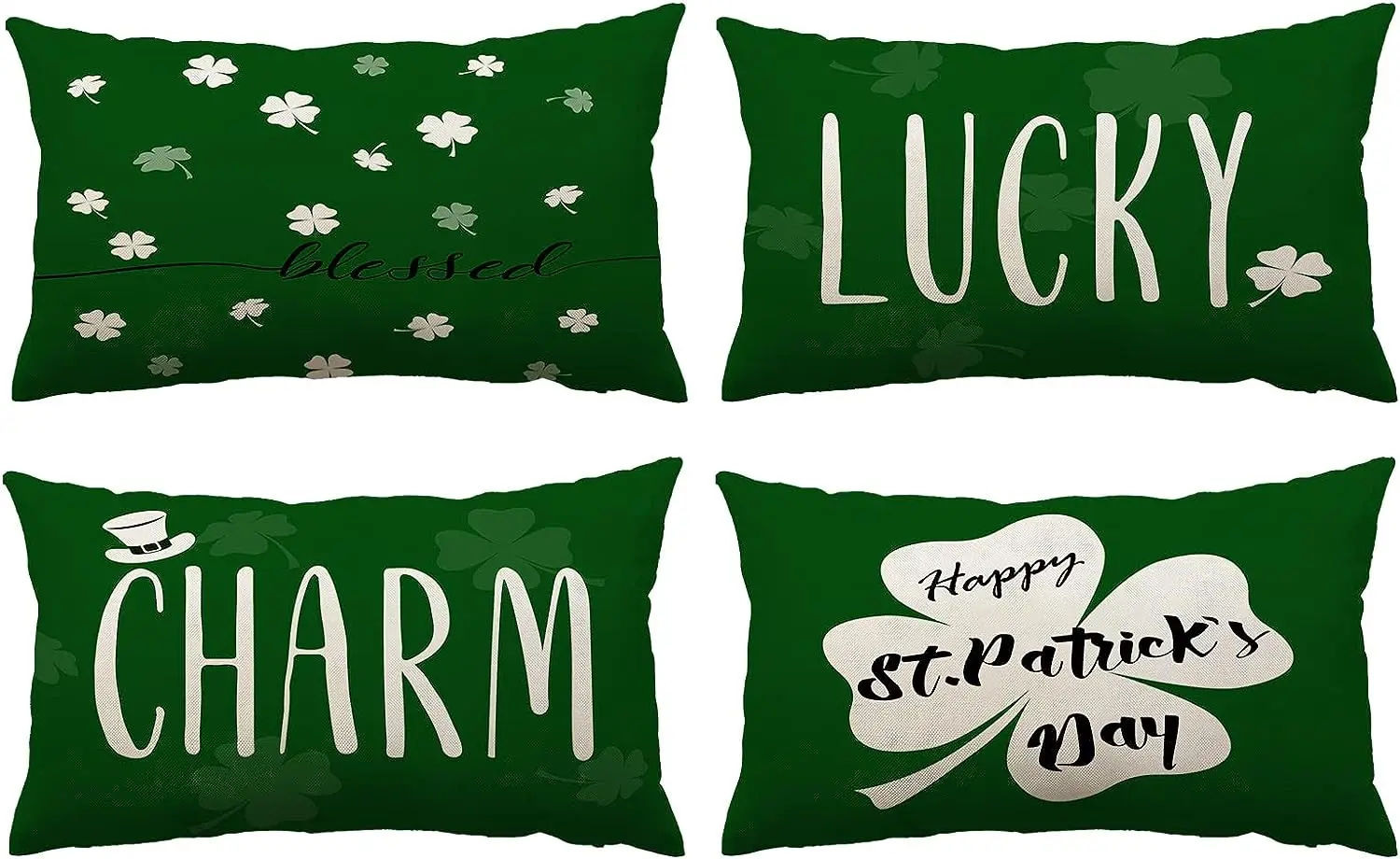 Наволочка в виде четырехлистного клевера, 40 х60 см