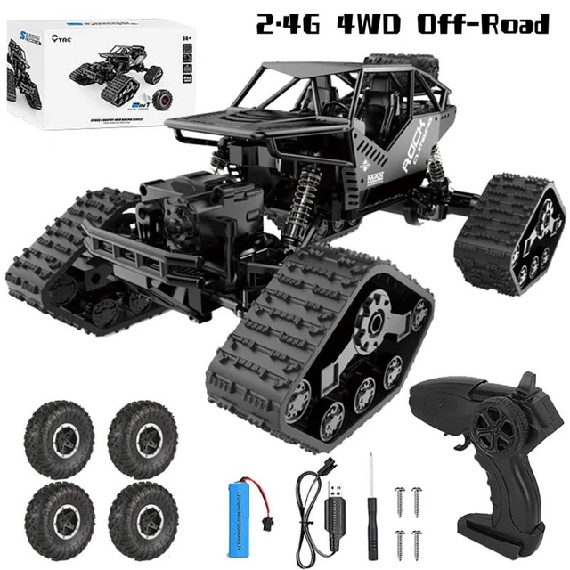 2.4G Carro De Brinquedo De Controle Remoto, RC 4WD ATV 1:18 Carro