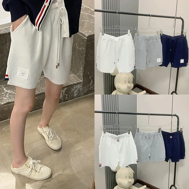 pantalones-cortos-de-tiro-alto-para-mujer-shorts-de-punto-de-seda-de-hielo-barras-laterales-informales-moda-coreana-de-alta-calidad-verano-2023