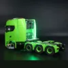 770S 1/14 RC Tractor Truck 8x8 Metal Chassis RTR Remote Control Lorry Car 3 Axles Trailer Lights Sounds Magnetic Roof Smoke Unit 4