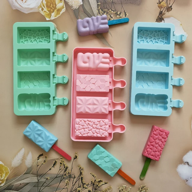 8 Cavity Ice Cube Silicone Mold DIY Ice Cream Modle Juice Dessert