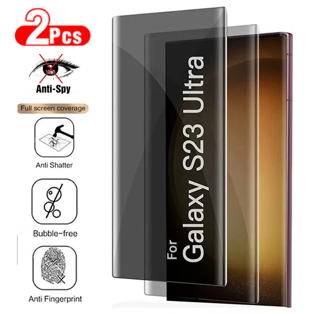 

Privacy Screen Protectors For Samsung S22 S23 Ultra S21 S20 S8 S9 S10 Plus Anti Spy Tempered Glass For Samsung Note 20 Ultra 8 9