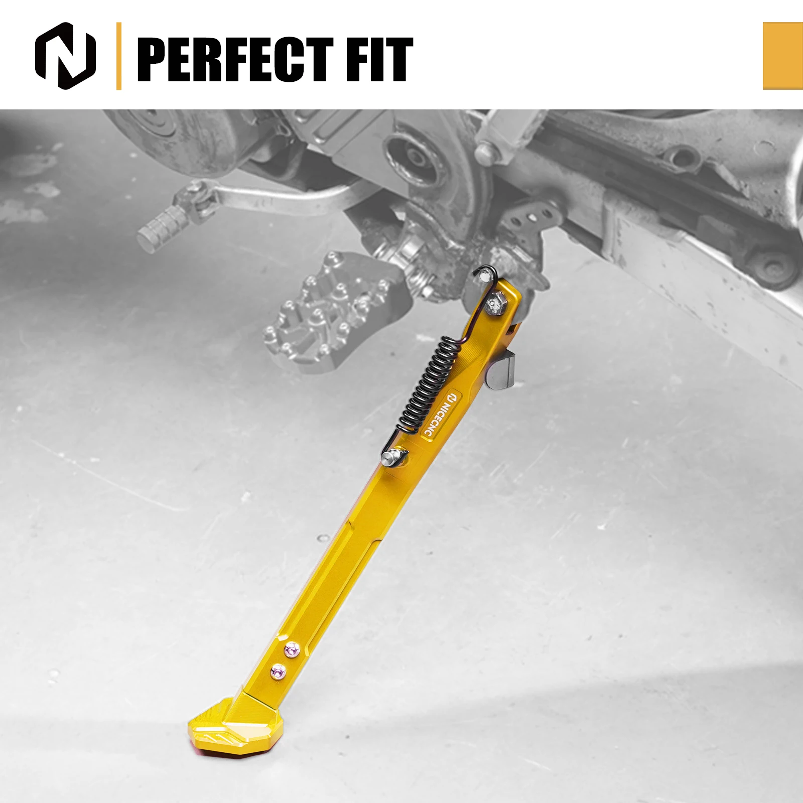 NICECNC Für Suzuki DRZ400S DRZ400SM DRZ400E DRZ400 DRZ400 E S SM 2000-2024 2023 2022 Motorrad Einstellbare Ständer aluminium – Detail 8