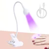 LED Table Lamp Nightlight Gooseneck Nail Lamp UV Curable Violet Lamp Mobile Phone Repair Lamp USB Clip Lamp Dormitory Lamp 6
