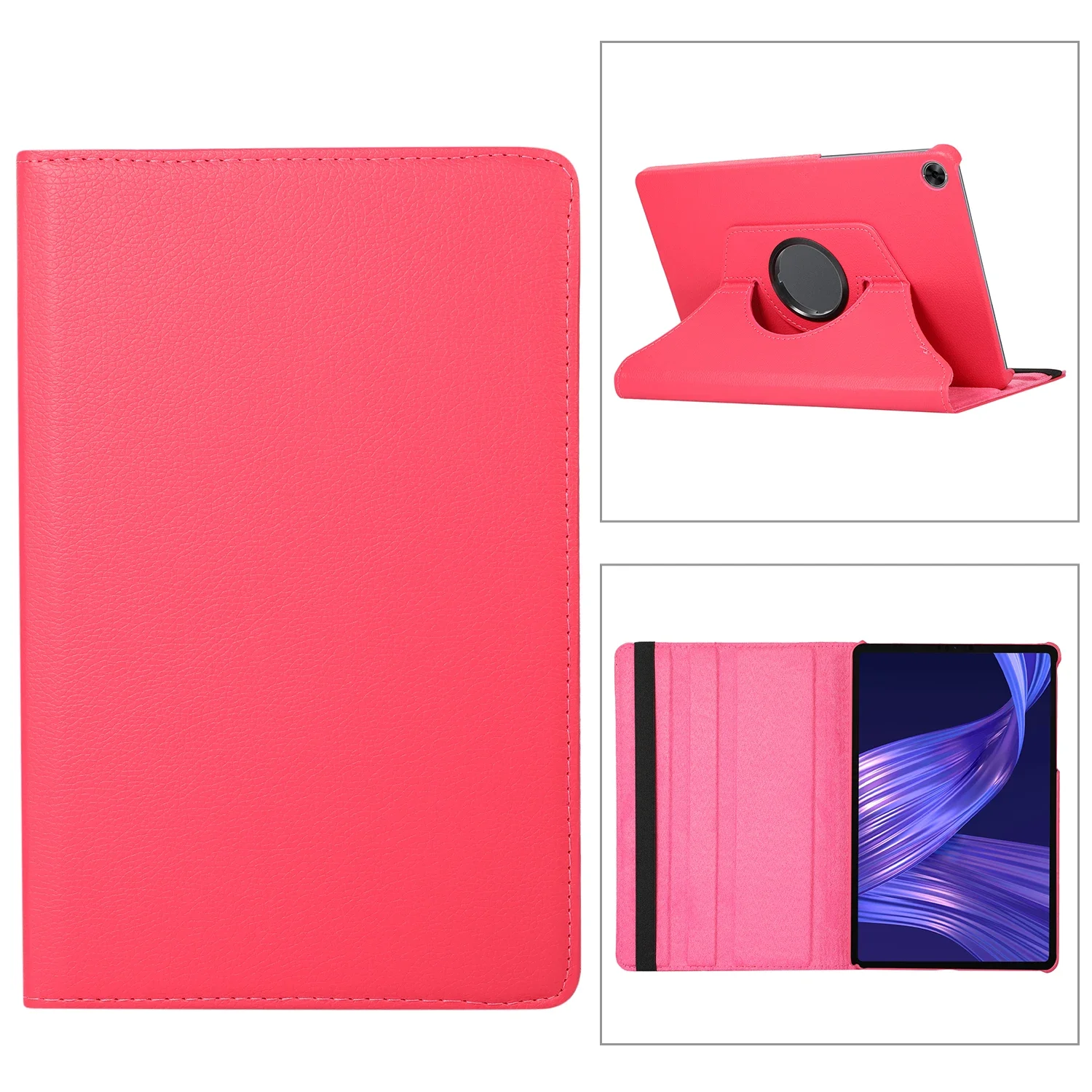 Premium PU Leather Rotating Stand Case with Auto Sleep/Wake and Pen Holder