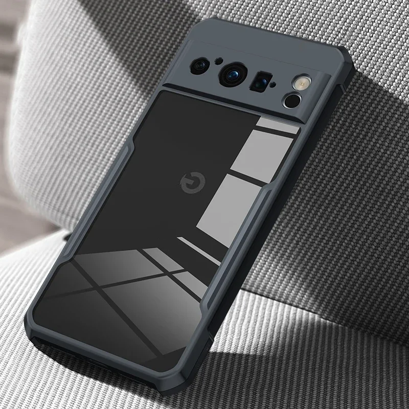 Airbag Anti-Drop Transparent Protective Case with PC+TPU Shell