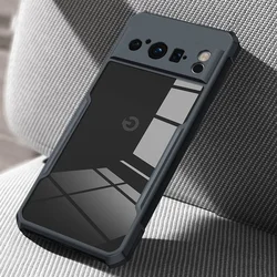 Airbag Anti - Drop Transparent Protective Case with PC+TPU Shell - Pixel 8Pro (Black)