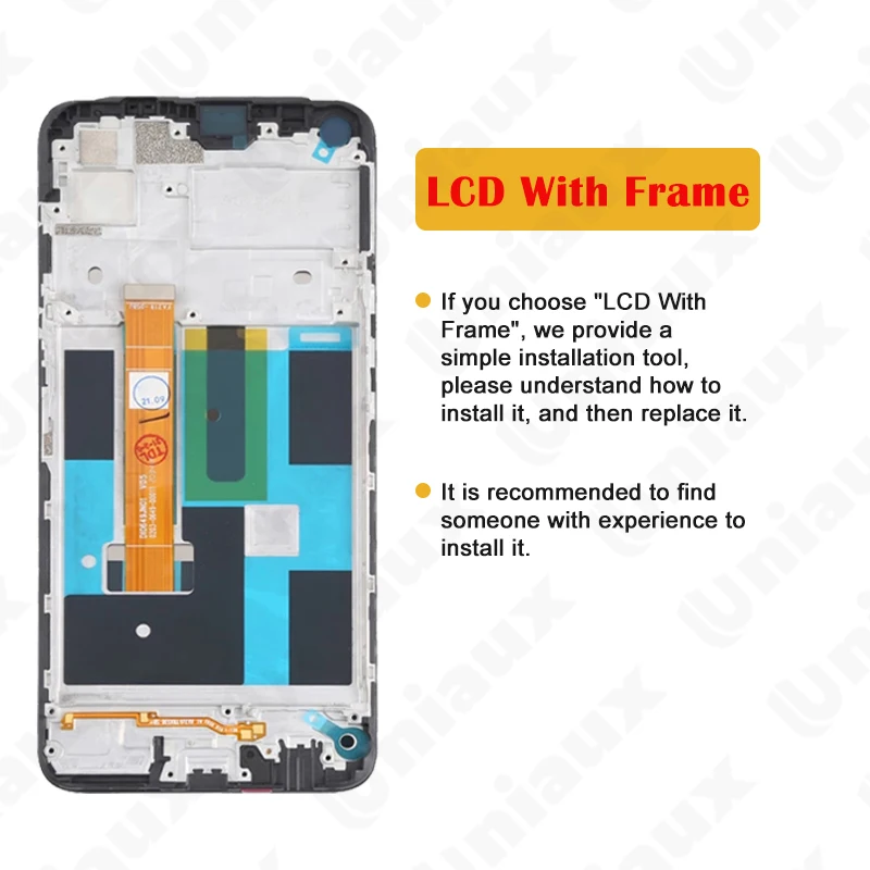 Display Frame Schermo Realme 7 4G (RMX2155) KIT&COLLA PARI A ORIGINALE