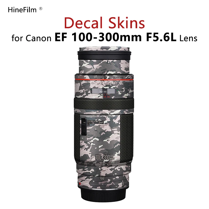 

EF100-300 F5.6L Lens Sticker For Canon EF 100-300mm f/5.6L Lens Skins Protector Anti-scratch Coat Wrap Cover