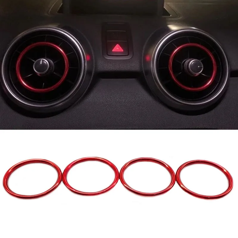 Aluminium Alloy Car Styling Air Vent Decoration Ring