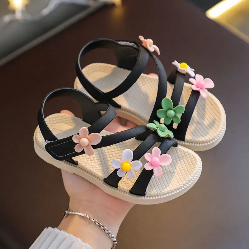 Summer Girls Children Sandals Toddler Baby Soft Casual School Shoes