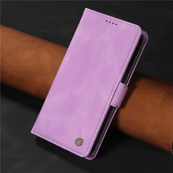 Magnetic Flip Leather Wallet Case with Stand and Holder Feature - S24 Plus S25 Plus (Lavender)