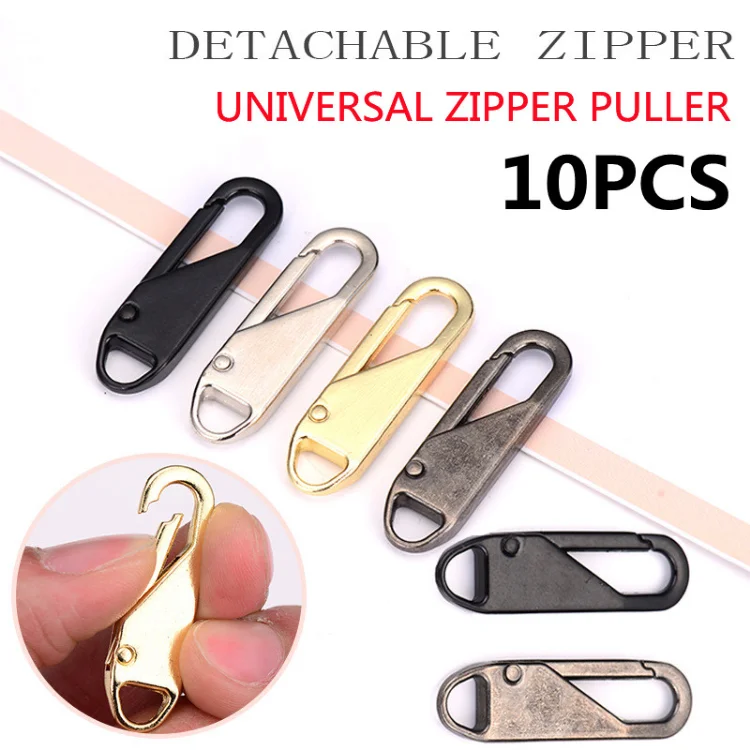 Metal Lightning Zippers Puller, Zipper Pull Zip Slider Diy