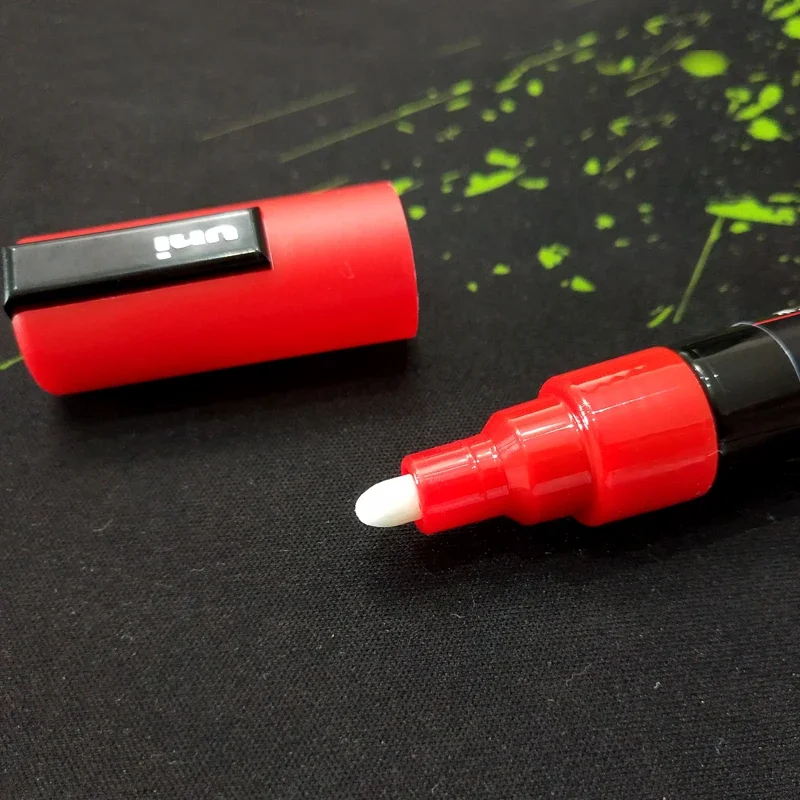 UNI Posca Paint Marker Pens 1pcs PC-5M Medium Tip 1.8mm-2.5mm 17 Colors