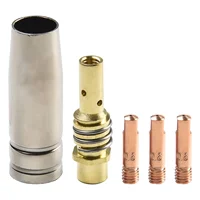 Brand New Practical Welding Nozzle Consumables Kit Replacement 5pcs/set Conductive Tip MB15 15AK MIG Welding Spare Parts 1