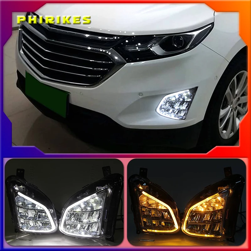 LED Fog lights drl for Chevrolet Equinox 2018 2019 2020 fog light