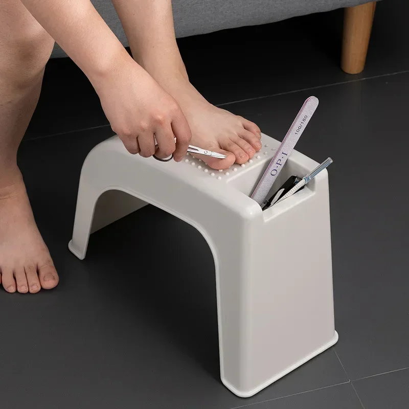 

Trimming stool Pediatric manicure nail clipper home shaver for leg hair and foot pads for easy storage