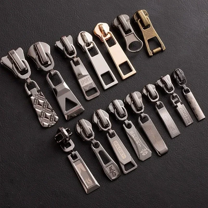 5pcs 5#8# Resin Zipper Head Auto Lock For Resin Zippers Slider Zip Repari Kit DIY Bags Garment Sewing Accessories zipper repair kit zipper heads zipper accessories