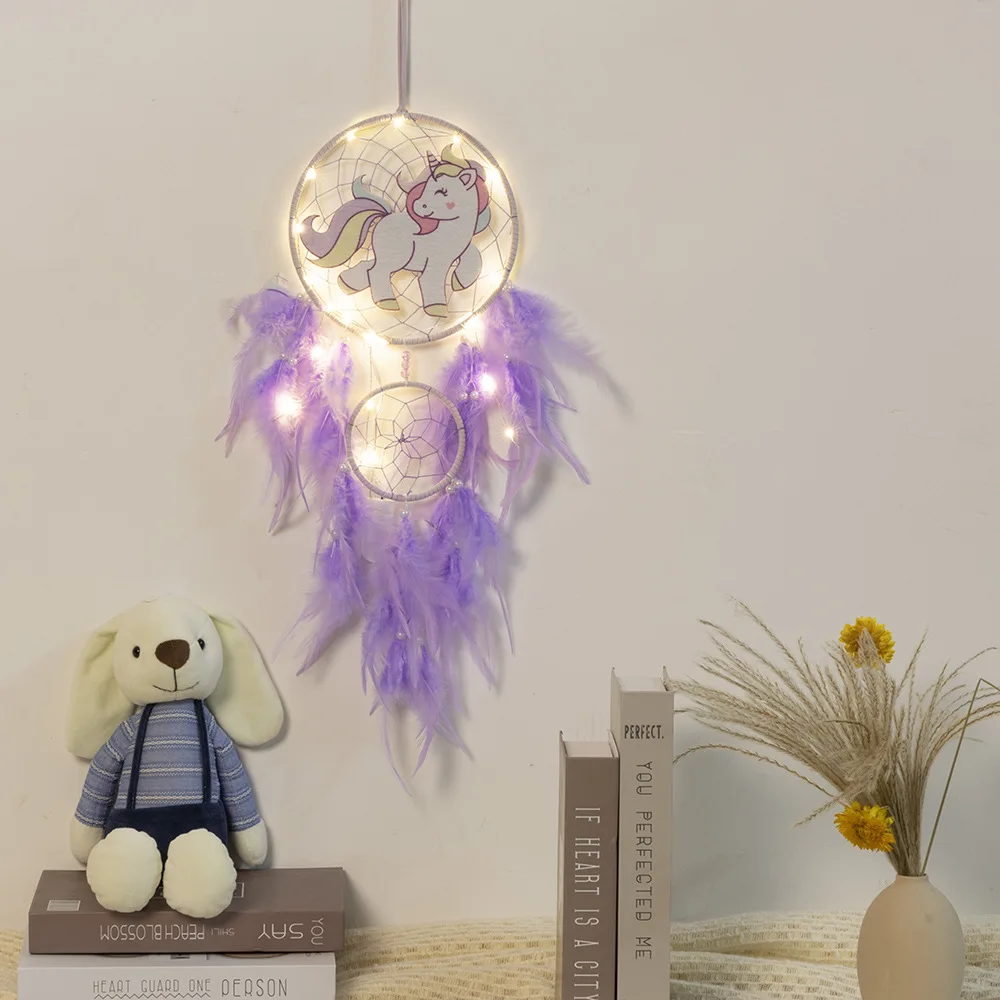 purple with lamp