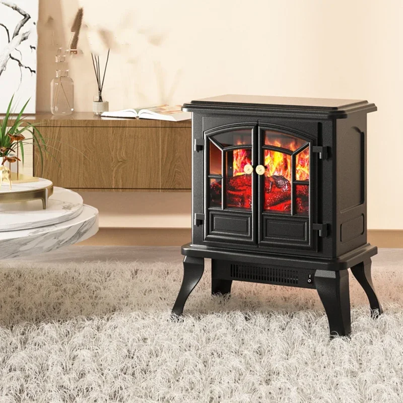 European-style Fireplaces Heater Household Imitation Fire Electric Fireplace Creative Indoor Energy-saving Decorative Wood Stove