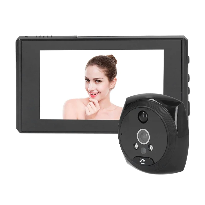 campainha de video inteligente 45 polegada peephole 01
