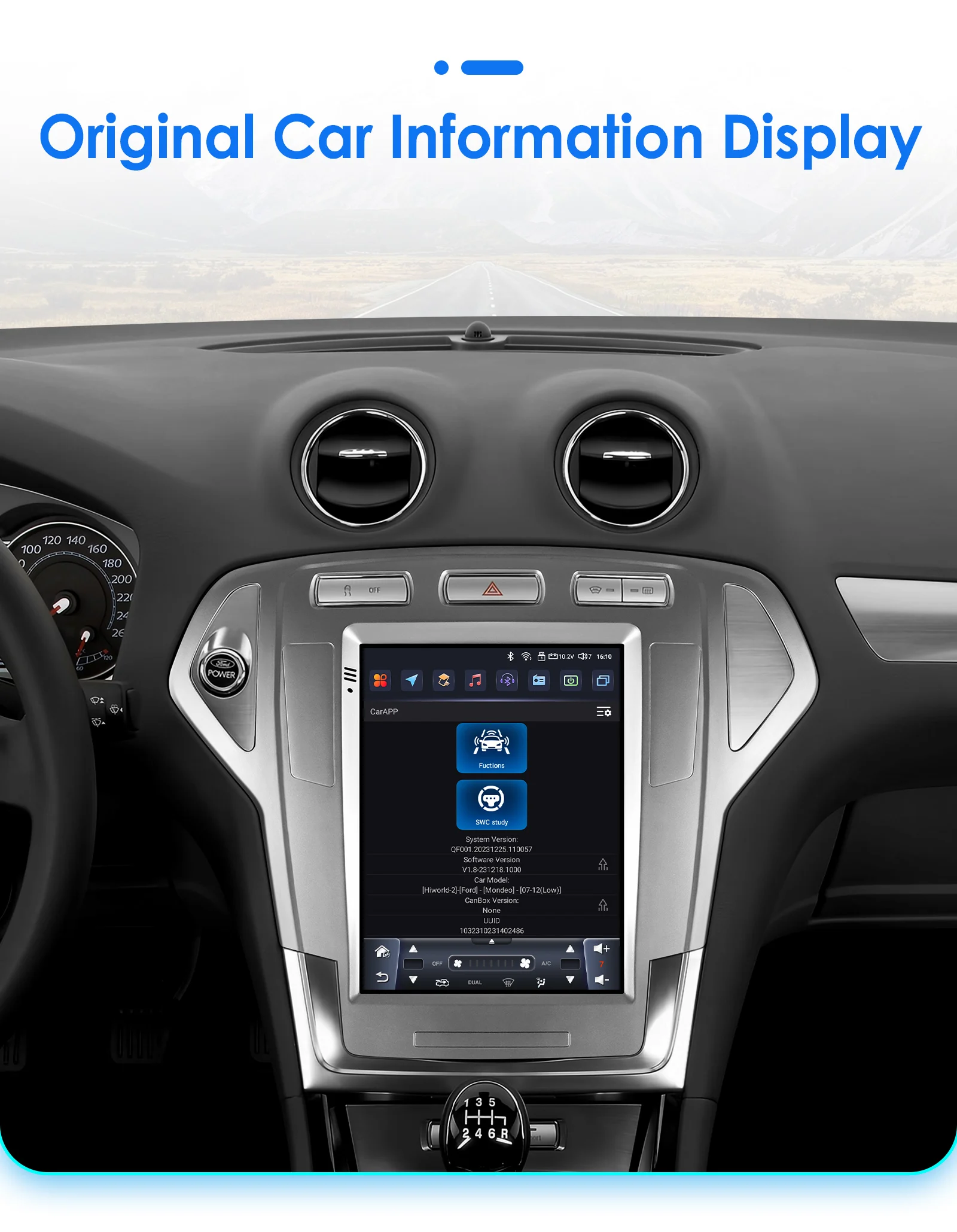 Auto Multimedia Player für Ford Mondeo MK4 Galaxy A/C 2007-2010 Autoradio Stereo Drahtlose Carplay 4G 9,7 zoll 4G DSP 2din Audio – Detail 35