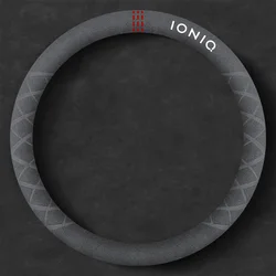 Premium Suede Anti - Slip Steering Wheel Cover - Luxury Auto Tuning Accessory (A)