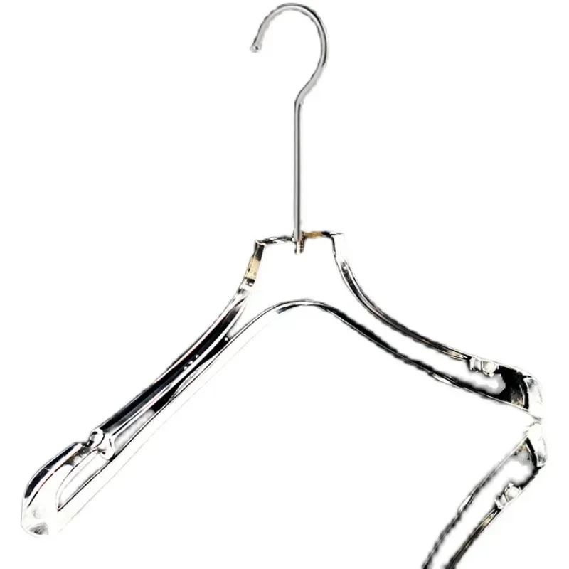 【5 Pcs】Transparent Acrylic Hangers for High-end Clothing Stores 5