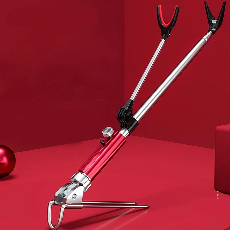 Telescopic Fishing Bracket Rod Holder Support Stand Foldable Angler Gadget Tool Fishing Rod 2.4M fishing rod bracket,fishing rod support,fishing rod rest,fishing rod holder