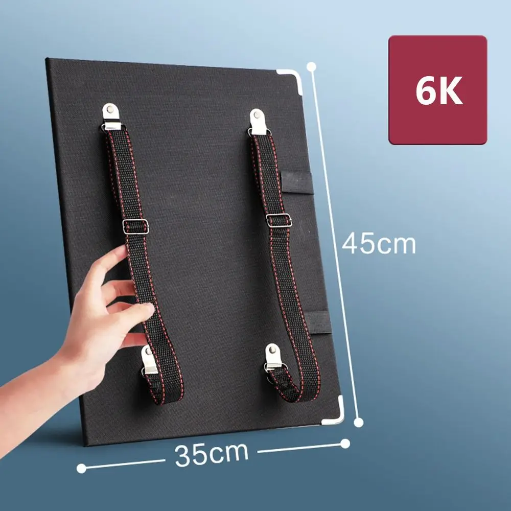 High Quality 4/6/8K Drawing Board Clip Art Students Special Portable Sketchpad Waterproof With Shoulder Strap Easel Clip
