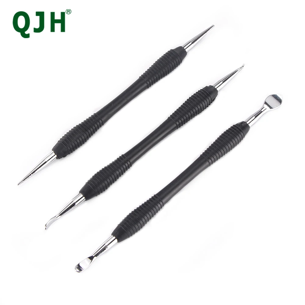 Leather Craft Modeling Tools Grooving Tools Leather Embossing Spoons/Carving Tools Kit DIY Kit for Press Rub/Edge Skiving 3PCS carving tool leather cutting tools