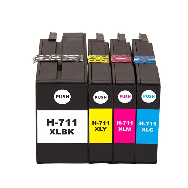 LCL Kompatible Tintenpatronen 711XL Magenta – 3x30 Ml, Ca. 1500 Seiten, Für HP Designjet Drucker