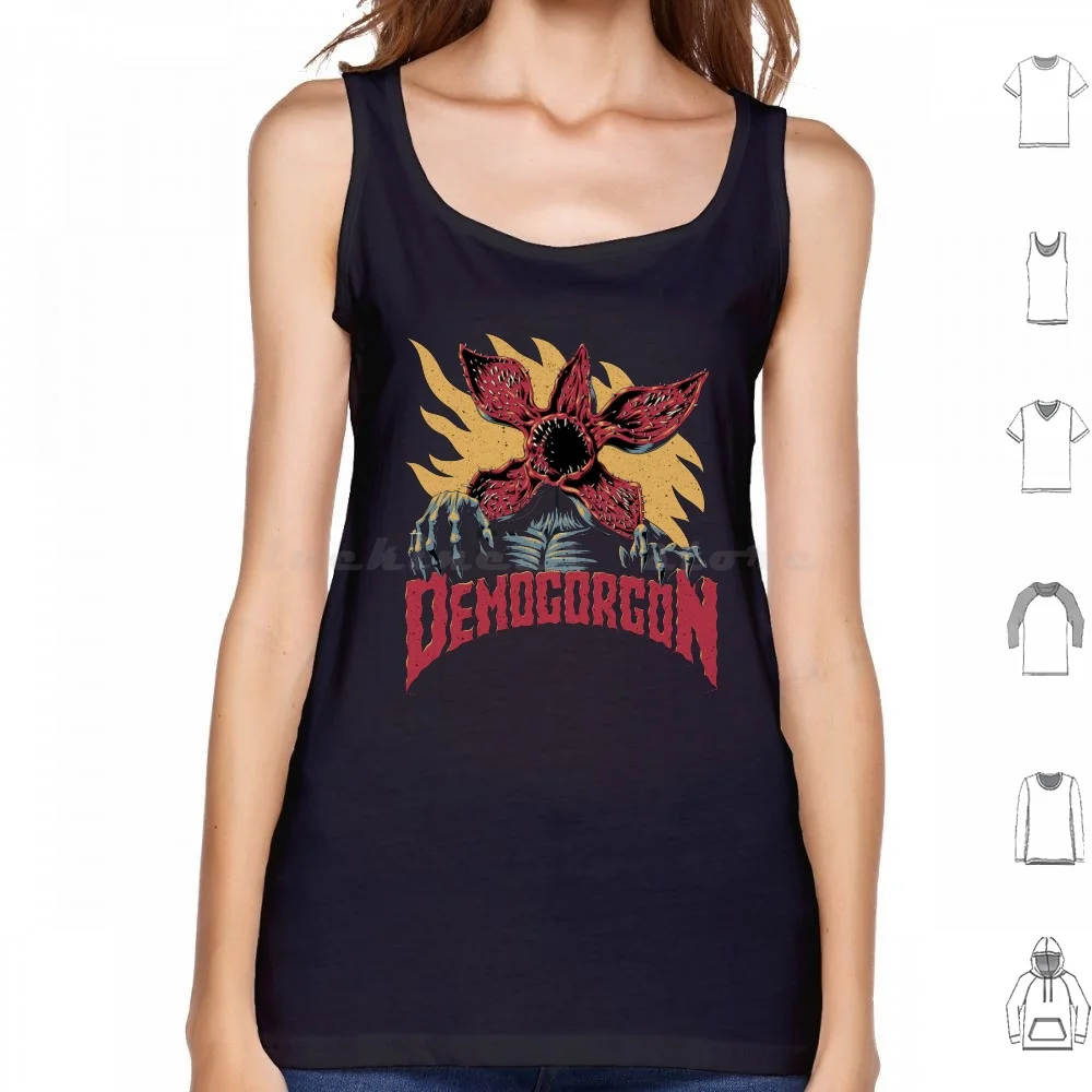 thumbnail image 1 of Camisetas sin mangas Demogorgon Camiseta sin mangas Demogorgon Once Netflix Dustin Stranger Mike Cosas Lucas Al revés 80S TV Horror, 1 of 5