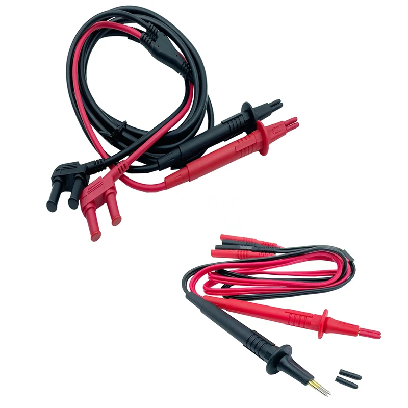 SMD Test Tweezer Probes With Kelvin Clips & 4mm Banana Plugs - Perfect For LCR Meters & Component Testing