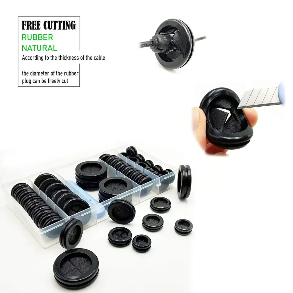 borracha grommets para fiacao impermeavel car wire 01