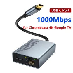 Electop High-Speed USB-C to Ethernet Network Adapter (1000Mbps)