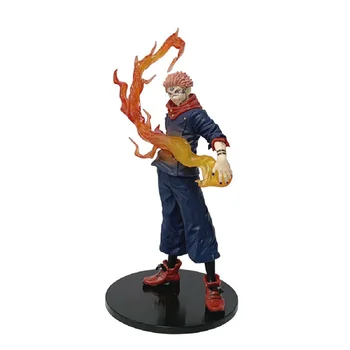 Anime 21cm Jujutsu Kaisen Figure Itadori Yuji Action Figure Model PVC Doll Toys Surrounding Collection Desktop Accessories Gifts 2