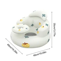 Baby Inflatable Seat Inflatable Chair for Baby 3-12 Months with Built in Air Pump Blow Up Infant Chair for Sitting Back Support 5