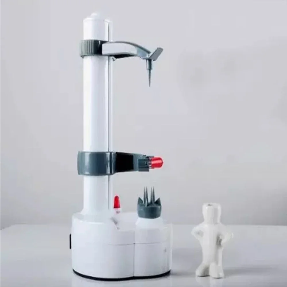 Electric Potato Peeler with  Stainless Steel Automatic Rotating Fruits  Potato Peeler Cutter Machine Kitchen Peeling Tool 6