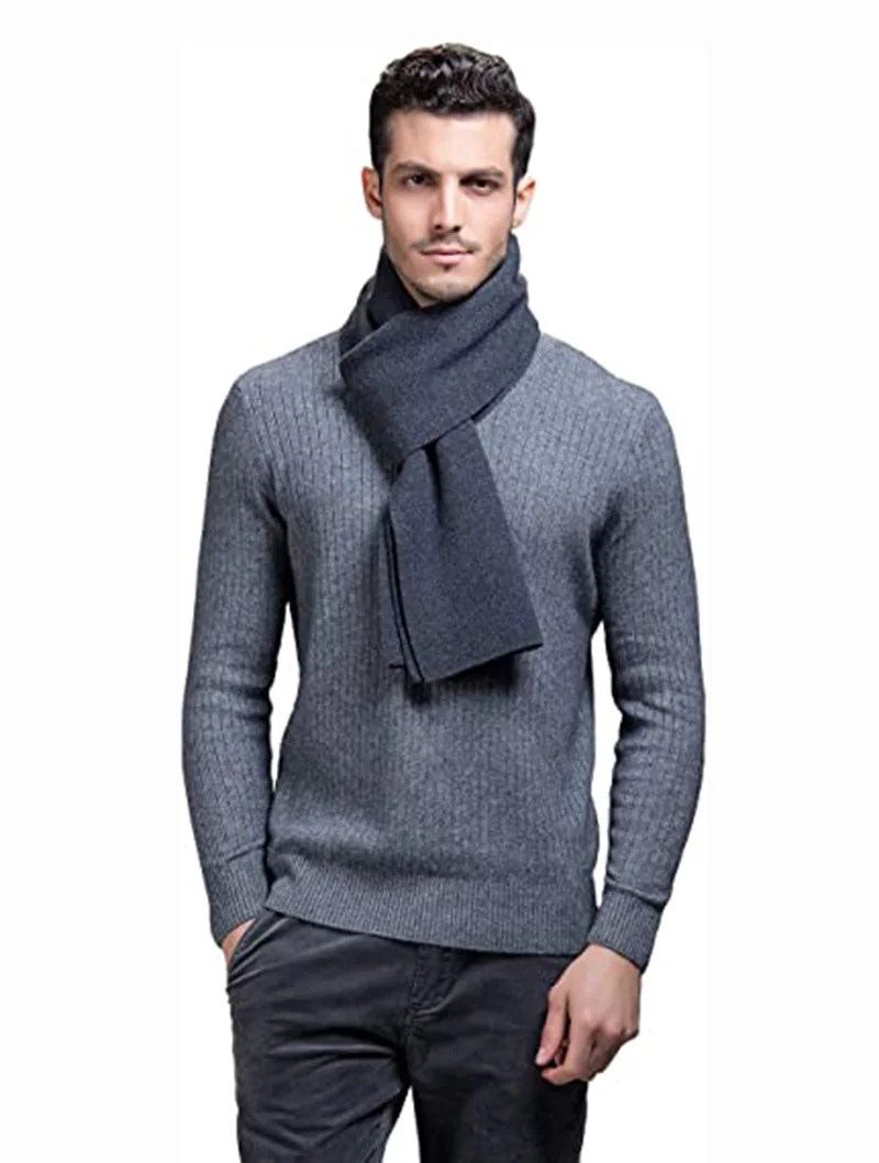 Winter Merino Wool Scarf Men Women 85 Australian Merino Wool Scarf