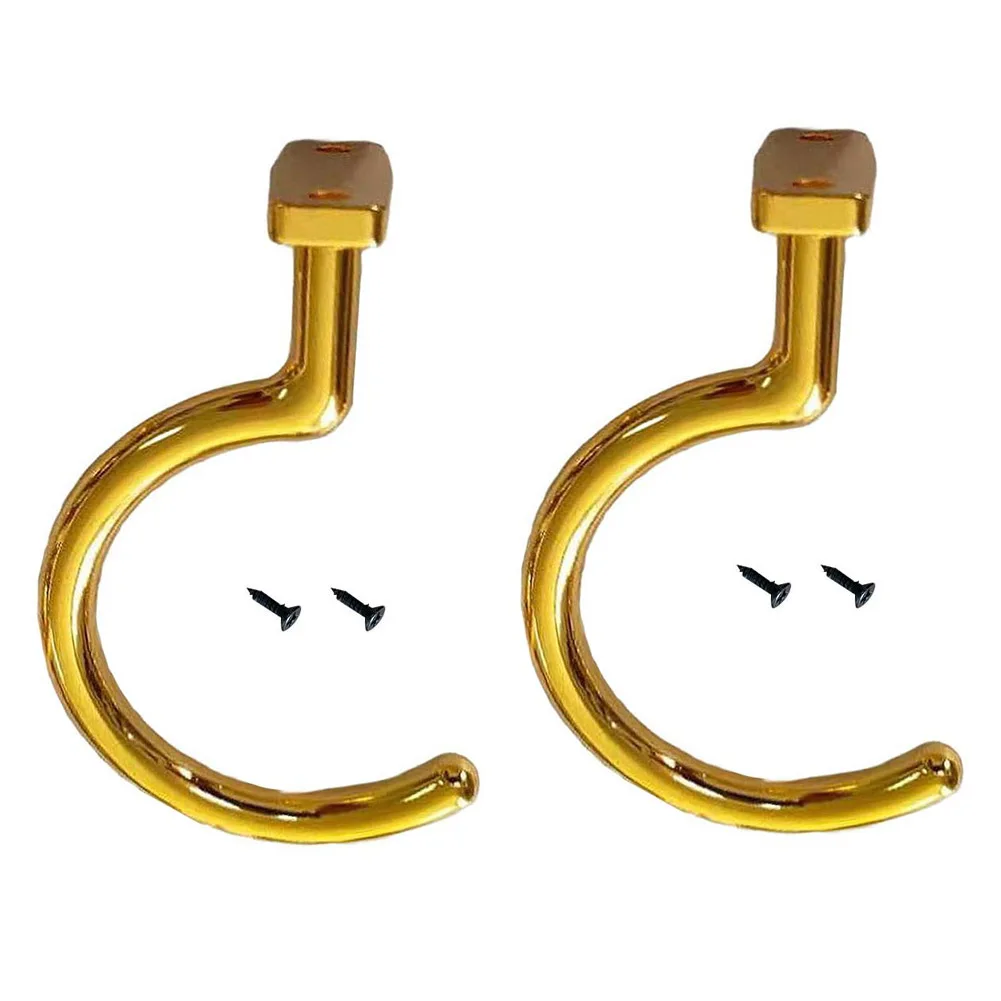 2pcs Billiard Table Hooks 9x5.5cm Iron Triangle Rack Hanging Hook With Screws For Snooker Billiard Tripod Hook Accessories