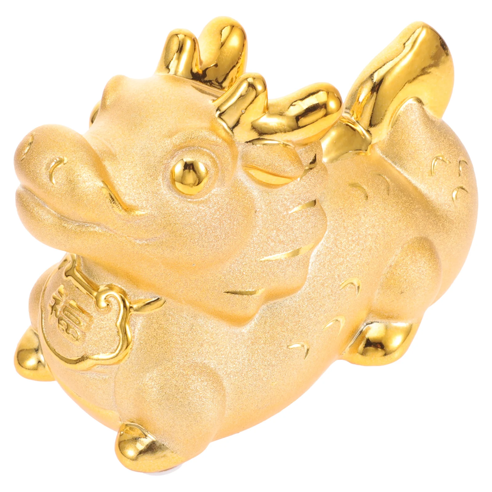 

Zodiac Dragon Shaped Piggy Bank Decorative Ceramic Piggy Bank Zodiac Coin Container Gift
