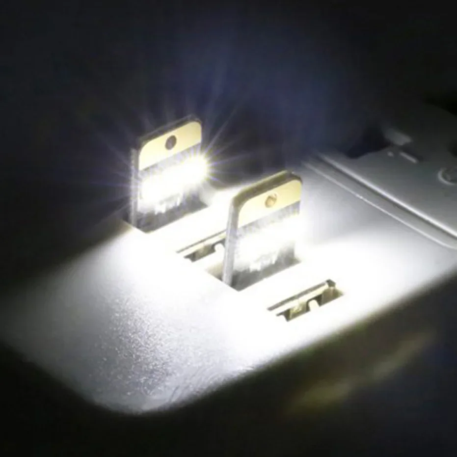 Book Light Mini Pocket Card USB Power SMD LED Keychain Night Light 0.2W 20pack for Power Bank Computer Laptop led light,night light,book light,mini night light,mini led light