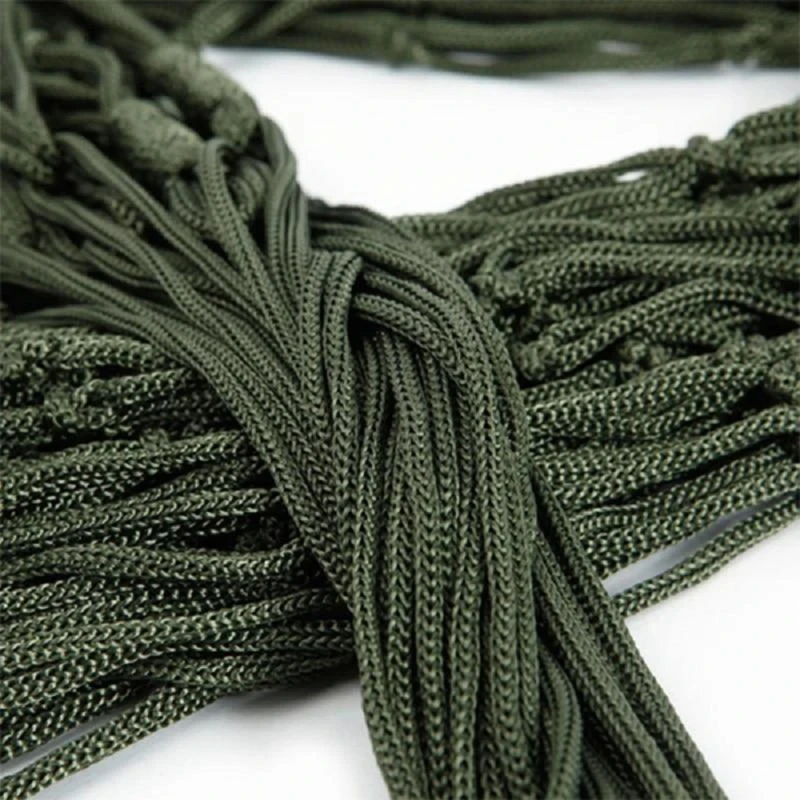 Portable Outdoor Sport Hammock, Outdoor Camping Hammock Mesh Net for Garden Beach Yard Travel Garden Swing Hanging Bed 5