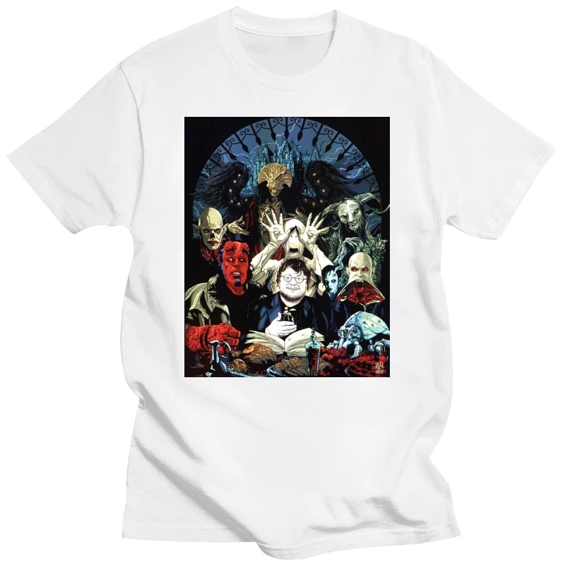 Guillermo Del Toro Maglietta Artistica Originale Hellboy Padelle Labirinto Cronos Tee