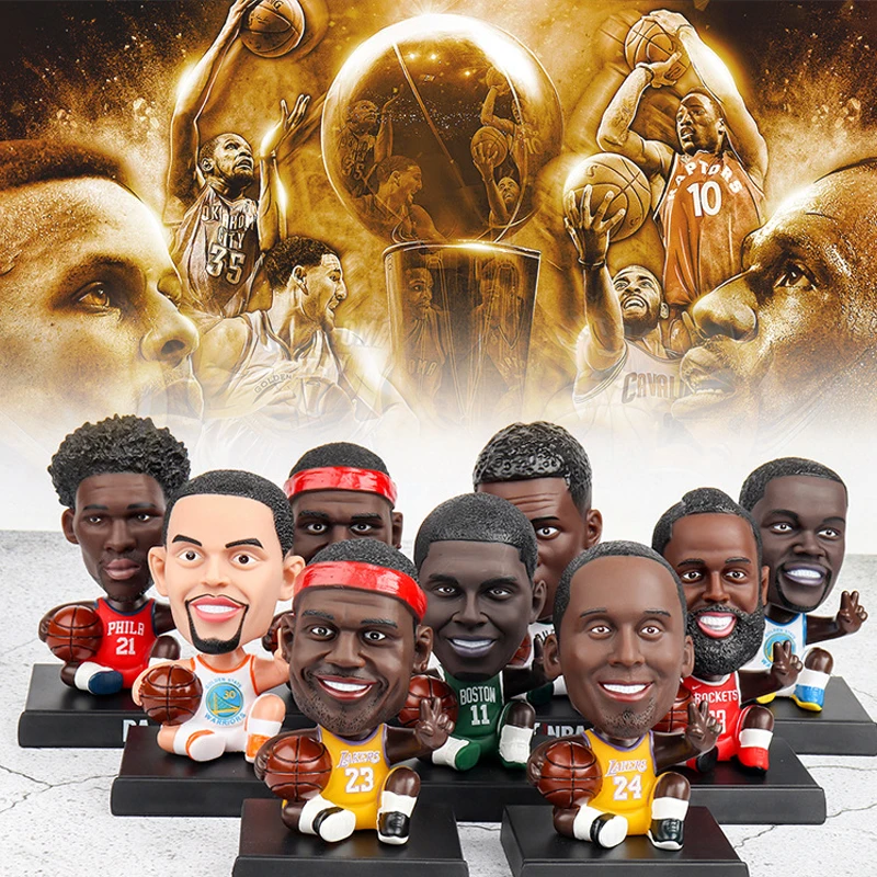 

Funny Auto NBA Star Athlete Car Interior Creativity Decoration Bobblehead Ornament Dashboard Lovely Basketball Star