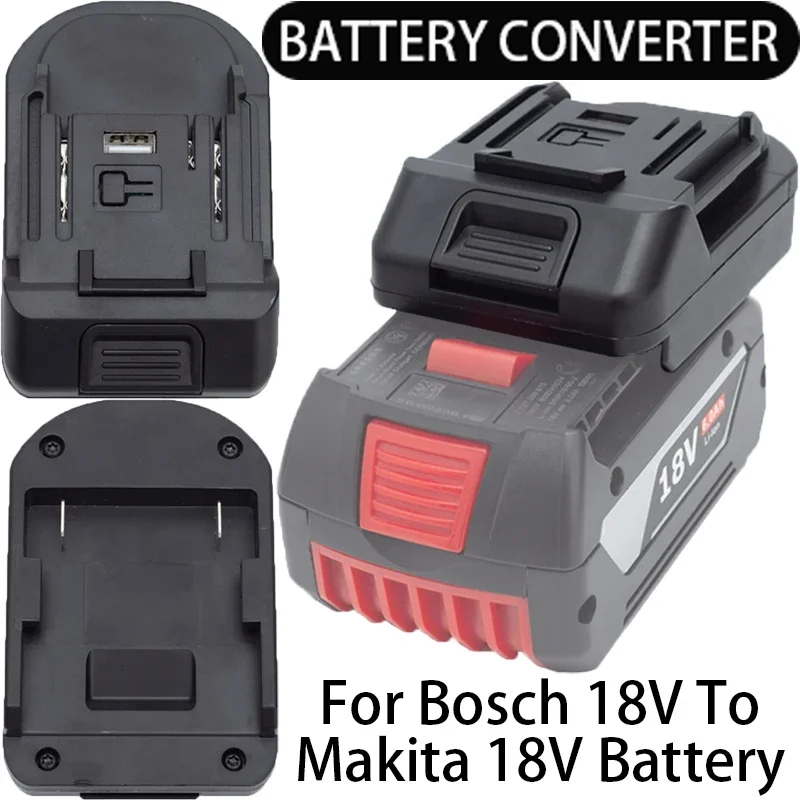 Bateria Taladro Bosch 18v Adaptador Convertidor De Batería Para Baterías De Iones De Litio Bosch Bat618 Herramienta Electrica De 18 V Bosb18c Bateria Para Aspiradora Bosch
