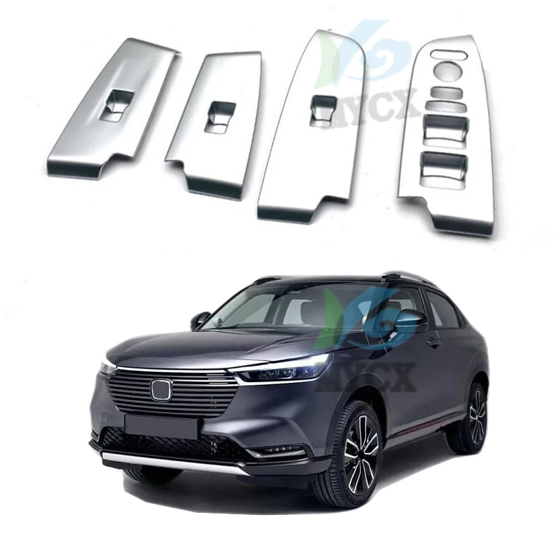 

ACCESSORIES FIT FOR Honda HR-V HRV VEZEL 2021 2022 Interior Inner Door Handle Bowl Catch Cover Trim Frame Molding Decoration